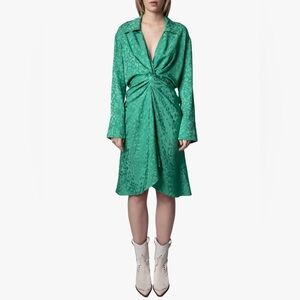 NWT- Zadig&Voltaire Rozo Silk Dress- S